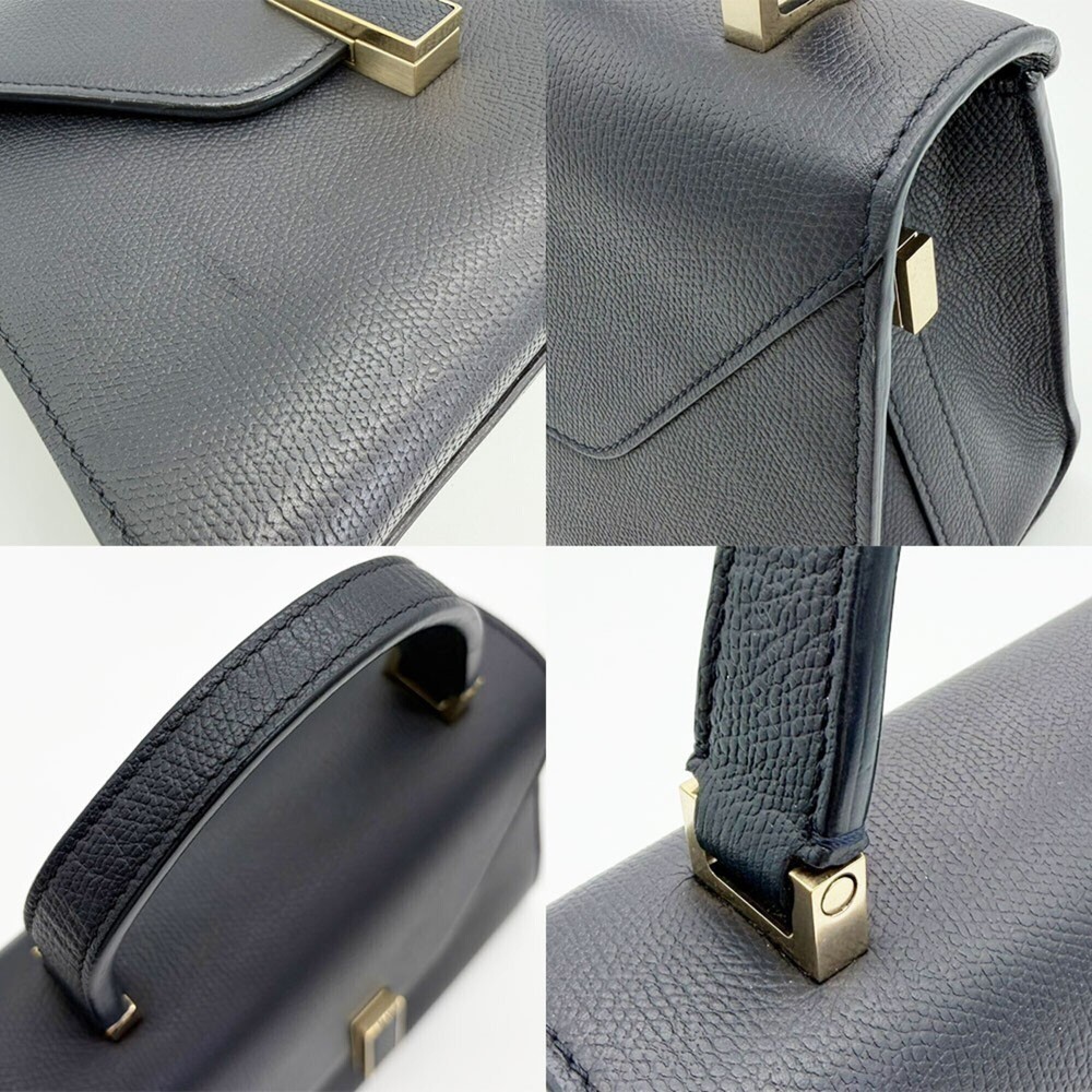 Valextra Mini Iside 2-way Shoulder Handbag Navy WBES0036028LOC99-NN - Picture 5 of 7